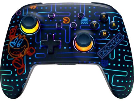 Enhanced Wireless Controller for Nintendo Switch with Lumectra - PAC-MAN Neon Arcade Gamepad