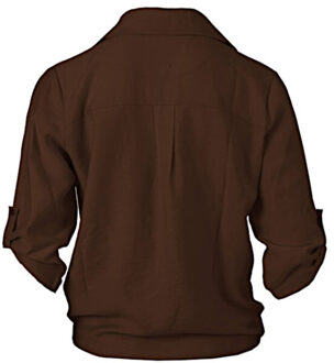 Enjoy Blouse 503105 d. Bruin - XXL