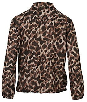 Enjoy Blouson 183276 donkerbruin Veelkleurig - XL