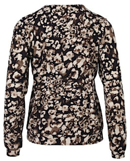 Enjoy Blouson 183925 donker bruin Veelkleurig - M