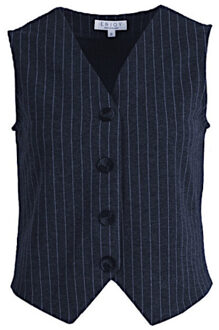 Enjoy Gilet 410974 indigo - maat M Blauw