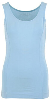 Enjoy Singlet 181006 licht - maat S Blauw