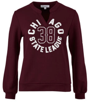 Enjoy Sweater 183104 port Rood
