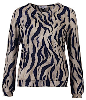 Enjoy Sweater 183426 zand Veelkleurig - L