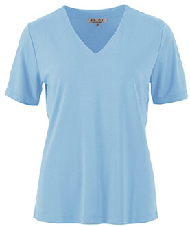 Enjoy Top 183207 licht - maat M Blauw