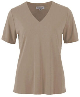 Enjoy Top 183207 - - maat M Beige