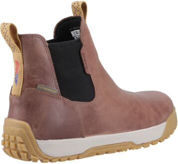Enkel Deck Boot Leer Heren Bruine Wellington Boots
