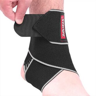 Enkel Ondersteuning 1 Paar Sport Enkelbrace Compressie Strap Weave Elastische Bandage Voet Beschermende Basketbal Gym Veiligheid Fitness grijs