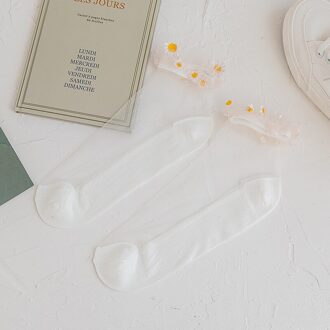 Enkel Sokken Kant Leuke Kawaii Mode Harajuku Calcetines Vrouwen Chaussette Femme Sokken Korte Meias Katoen Dames Sok wit