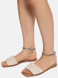 enkelbandje Dames Zilver veelkleurig