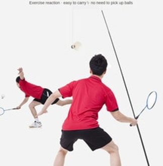 Enkele Badminton Trainer Self-Training Artefact Enkele Rebound Haar Machine Kinderen Extra Home Trainer stijl 1 nee racket