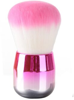 Enkele Borstel Voor Gezicht Kabuki Make-Up Borstel Kleurrijke Borstel Voor Concealer Perfect Mengen Cosmetische Zachte Synthetische Makeup Tools Vrouwen 3