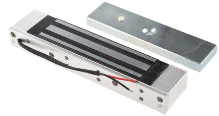 Enkele Deur 12V Elektrische Magnetische Elektromagnetische Lock 180KG (350LB) Holding Force voor Toegangscontrole zilver