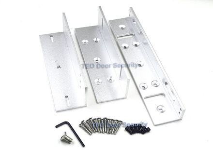 Enkele deur Z & L Gemonteerd Beugel Klem LZ Stents Voor 280 kg 600lbs Kracht Magnetische Lock Deur kantoor RFID lock