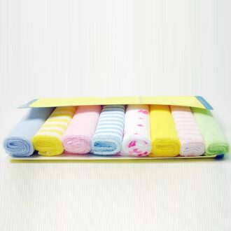 Enkele Kleine Vierkante Zachte Schattige Baby Handdoek Zakdoek Voor Baby Kid Kinderen Voeden Baden Gezicht Wassen