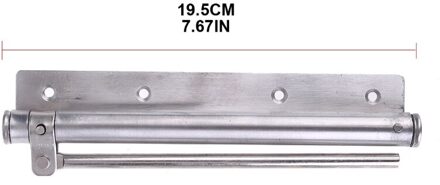 Enkele Lente Sterkte Verstelbare Rvs Automatische Deurdranger Voor Thuis 24BA