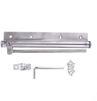 Enkele Lente Sterkte Verstelbare Rvs Automatische Sluiting Deurdranger Voor Thuis Slaapkamer Houten/Metalen Deur