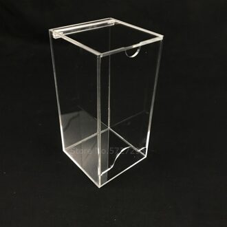 Enkele Pocket Acryl Theezakje Dispenser Clear Koffie Theezakje Opbergdoos Houder Thuis Container Voor Keuken Kasten 90*90*180Mm