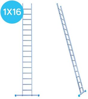 Enkele Rechte Ladder - Lichtgewicht Met 1x16 Sporten