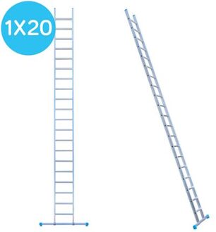 Enkele Rechte Ladder - Lichtgewicht Met 1x20 Sporten