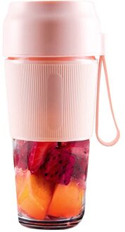 Enkele Vijzel Juicer Draagbare Blender Food Processor Juicer Machine Elektrische Juicer Smoothie Blender Elektrische Blenders Roze