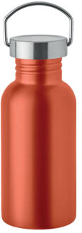 Enkele wand 500ml waterfles florence sing - maat One size Oranje