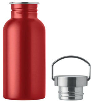 Enkele wand 500ml waterfles florence sing - maat One size Rood