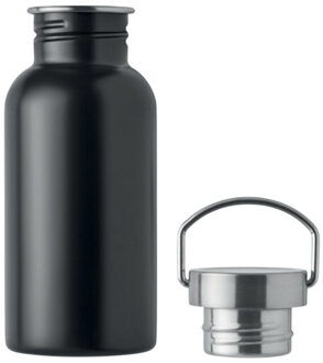 Enkele wand 500ml waterfles florence sing - maat One size Zwart