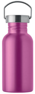 Enkele wand 500ml waterfles florence sing Roze - One size