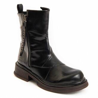 Enkellaarsje Met Hak Motta In Zwart - EU 36