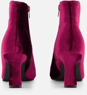 Enkellaarsjes bordeaux Textiel - 37,38,39,40,41,42