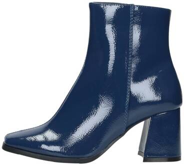 Enkellaarsjes Hak Blauw lak - 42