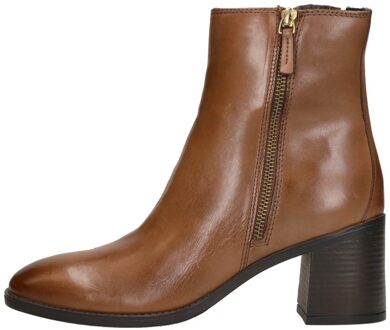 Enkellaarsjes Hak Cognac - 36