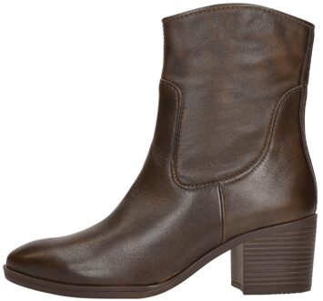 Enkellaarsjes Hak Cognac - 40