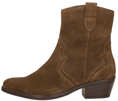 Enkellaarsjes Hak Cognac - 41