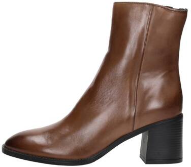 Enkellaarsjes Hak Cognac - 42