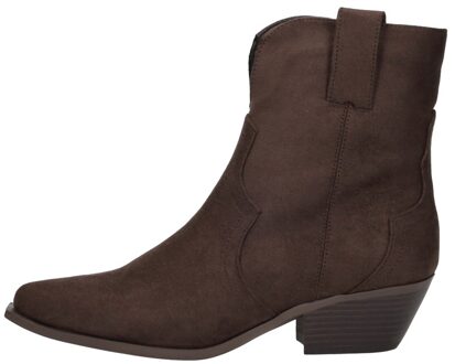 Enkellaarsjes Hak Donkerbruin - 41