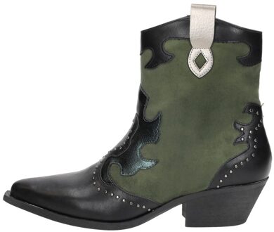 Enkellaarsjes Hak Zwart - 37