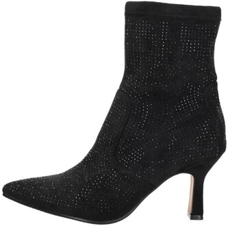 Enkellaarsjes Hak Zwart - 37