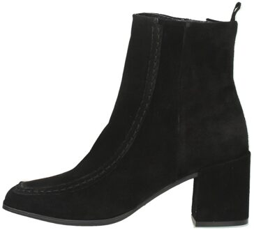 Enkellaarsjes Hak Zwart - 38