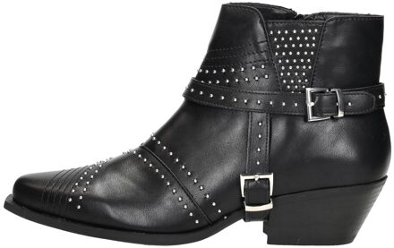 Enkellaarsjes Hak Zwart - 39