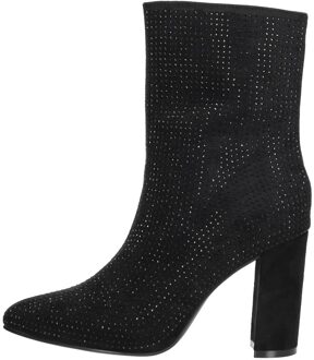 Enkellaarsjes Hak Zwart - 39