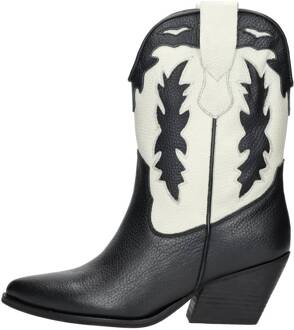 Enkellaarsjes Hak Zwart - 40