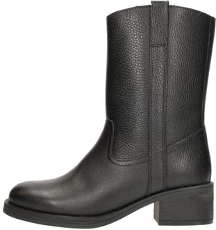 Enkellaarsjes Hak Zwart - 41