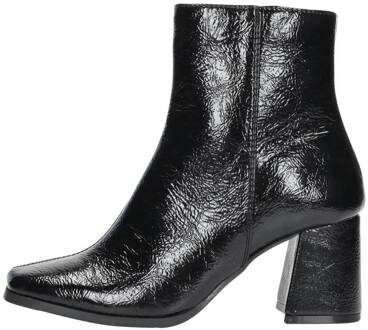 Enkellaarsjes Hak Zwartlak Zwart lak - 42