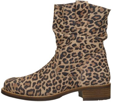 Enkellaarsjes Plat Beige - 36