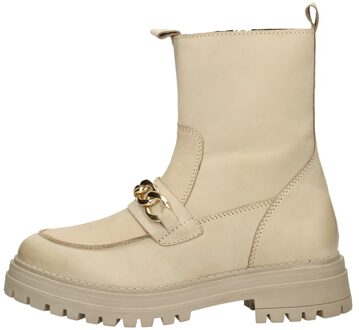 Enkellaarsjes Plat Beige - 40