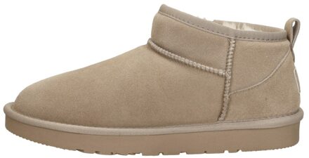 Enkellaarsjes Plat Beige - 40