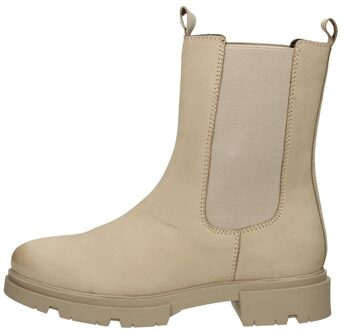 Enkellaarsjes Plat Beige - 43