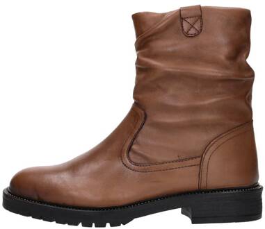 Enkellaarsjes Plat Cognac - 36